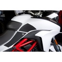 [EVO220BL] Eazi-Grip EVO Tank Grips for Ducati Multistrada 1200 1260S V2, clear or black (Black) - image 1