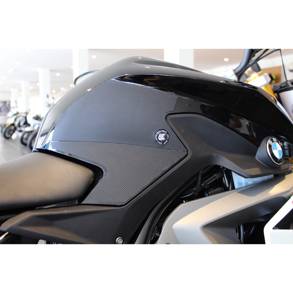 [EVO120BL] Eazi-Grip EVO Tank Grips for BMW G310 R 2016 - 2020, clear or black (Black) - image 1