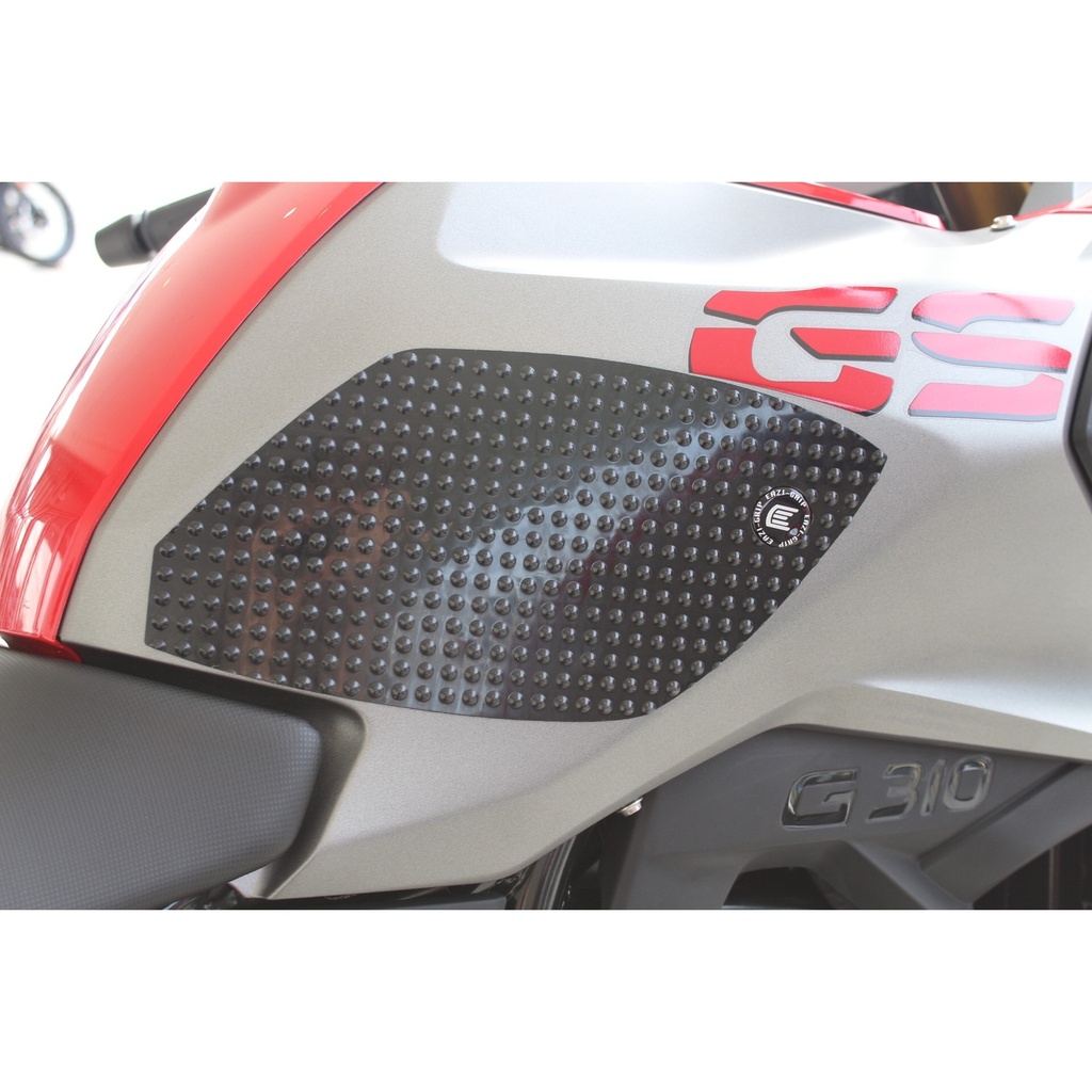 [EVO122BL] Eazi-Grip EVO Tank Grips for BMW G310 GS, clear or black (Black) - image 1