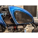 [EVO812BL] Eazi-Grip EVO Tank Grips for Triumph Scrambler 1200 XC XE, clear or black (Black) - image 2