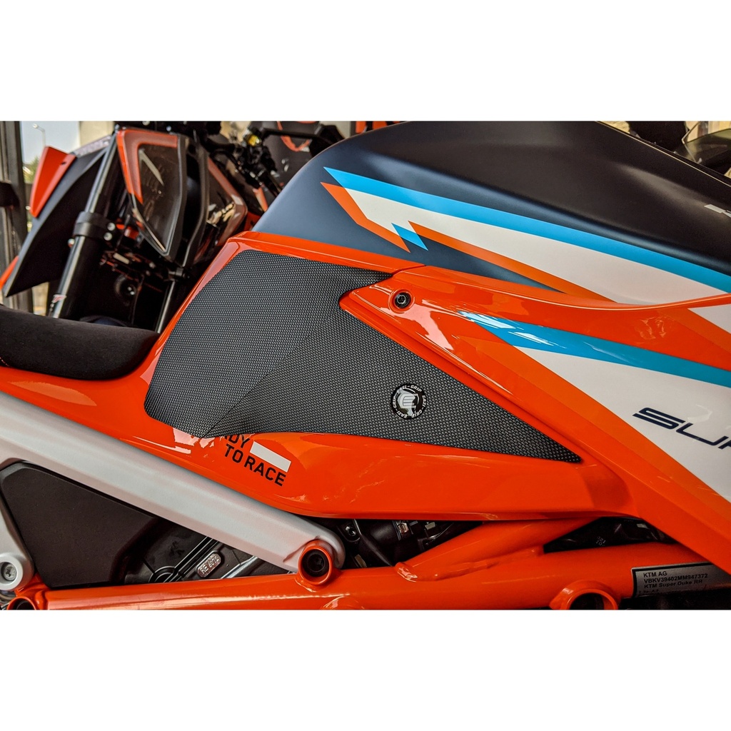 [EVO514BL] Eazi-Grip EVO Tank Grips for KTM 1290 Super Duke R 2020, clear or black (Black) - image 1