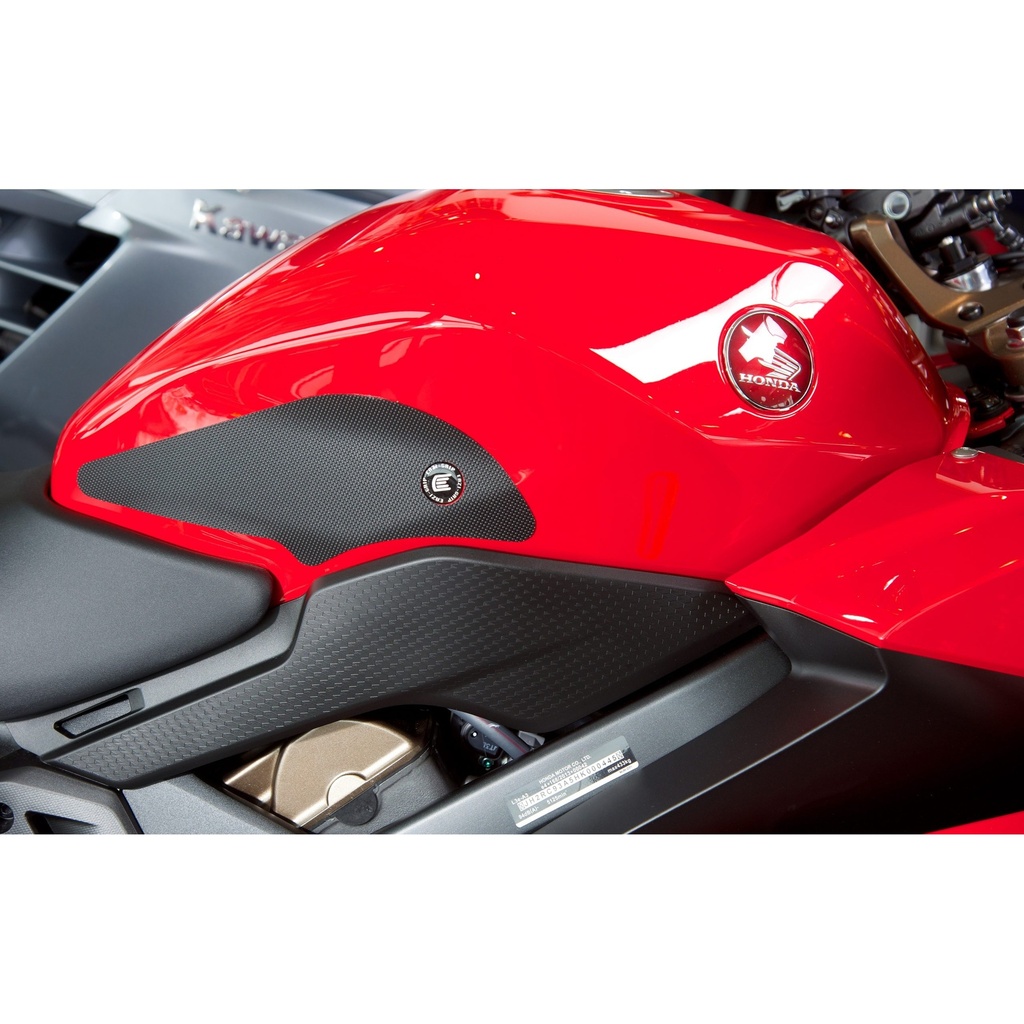 [PRO314BL] Eazi-Grip PRO Tank Grips for Honda VFR800F, clear or black (Black) - image 1