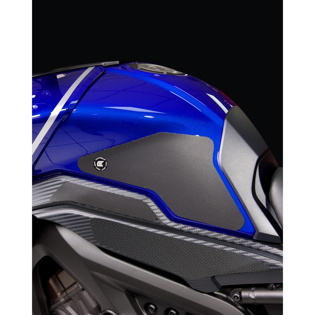 [PRO921BL] Eazi-Grip PRO Tank Grips for Yamaha MT-09 Tracer FJ-09, clear or black (Black) - image 1