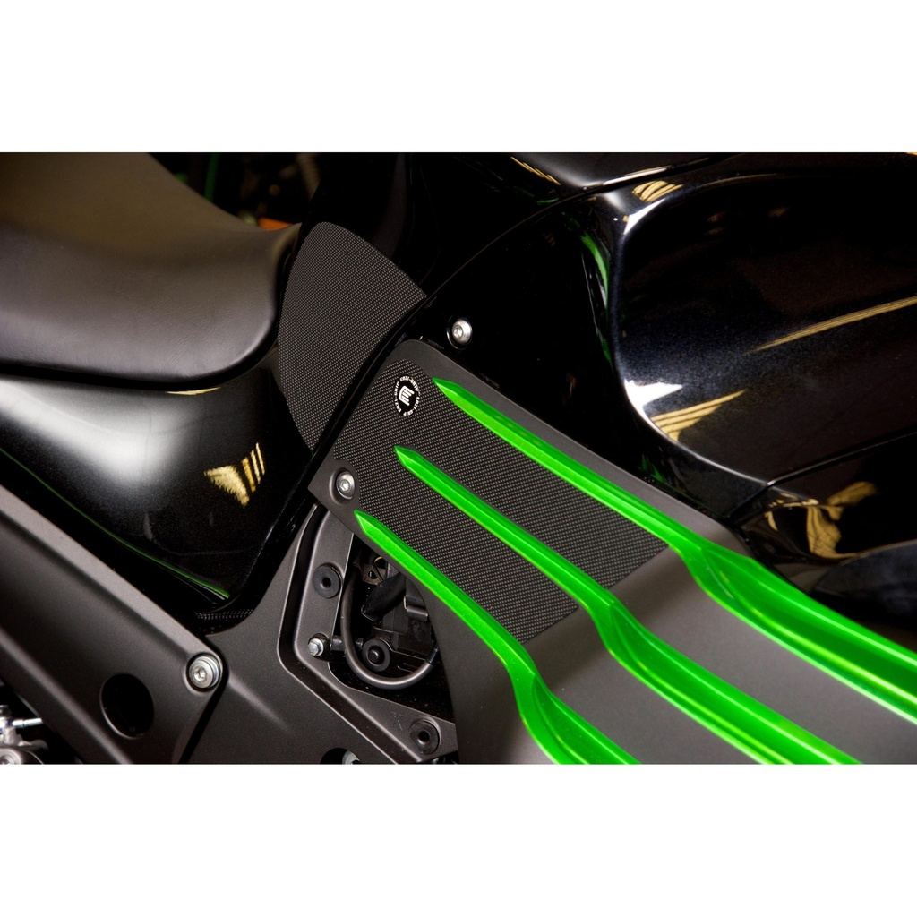 [PRO421BL] Eazi-Grip PRO Tank Grips for Kawasaki Ninja ZX-14R, clear or black (Black) - image 1