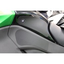 [PRO423BL] Eazi-Grip PRO Tank Grips for Kawasaki Versys 1000 2012 - 2018, clear or black (Black) - image 1