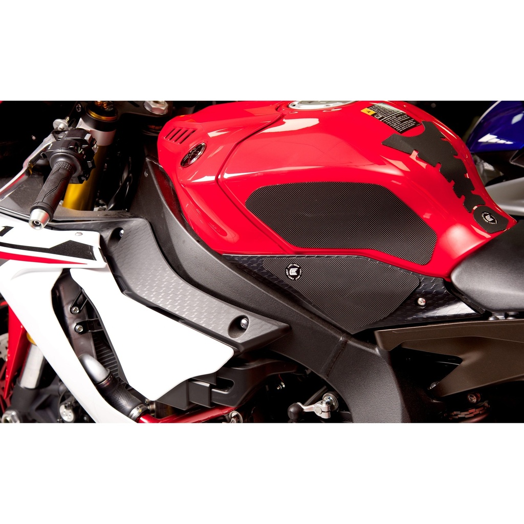 [PRO919BL] Eazi-Grip PRO Tank Grips for Yamaha YZF-R1 2015 - 2019, clear or black (Black) - image 1