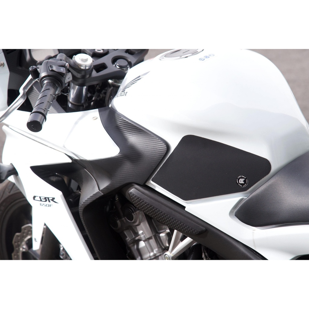 [PRO325BL] Eazi-Grip PRO Tank Grips for Honda CBR650F CB650F, clear or black (Black) - image 1