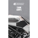 [EVOHUS003BL] Eazi-Grip EVO Tank Grips for Husqvarna Svartpilen Vitpilen 401, clear or black (Black) - image 1