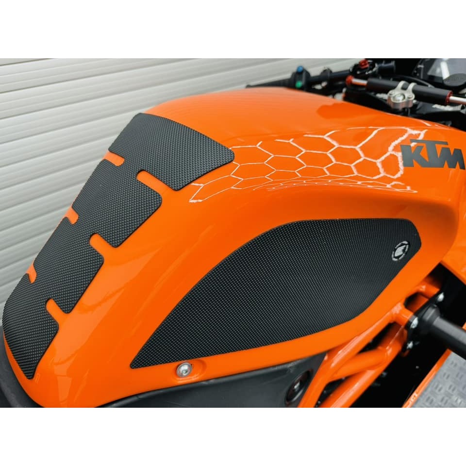 [EVO527BL] Eazi-Grip EVO Tank Grips for KTM RC 8C Kramer GP2R, clear or black (Black) - image 1