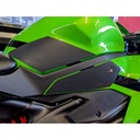 [EVO443BL] Eazi-Grip EVO Tank Grips for Kawasaki ZX-4R RR 2023, clear or black (Black) - image 1