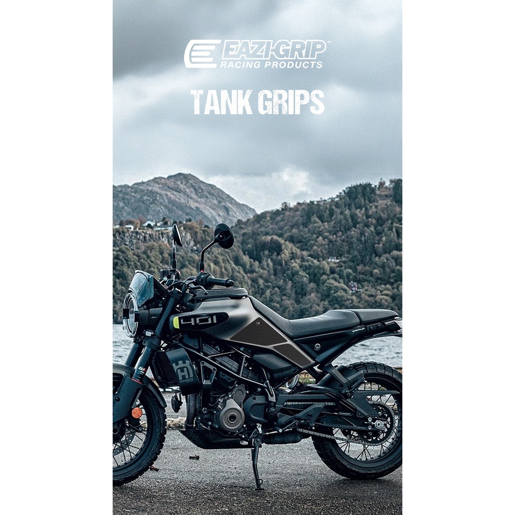 [SILHUS006BL] Eazi-Grip Silicone Tank Grips for Husqvarna Vitpilen Svartpilen 401 - image 1