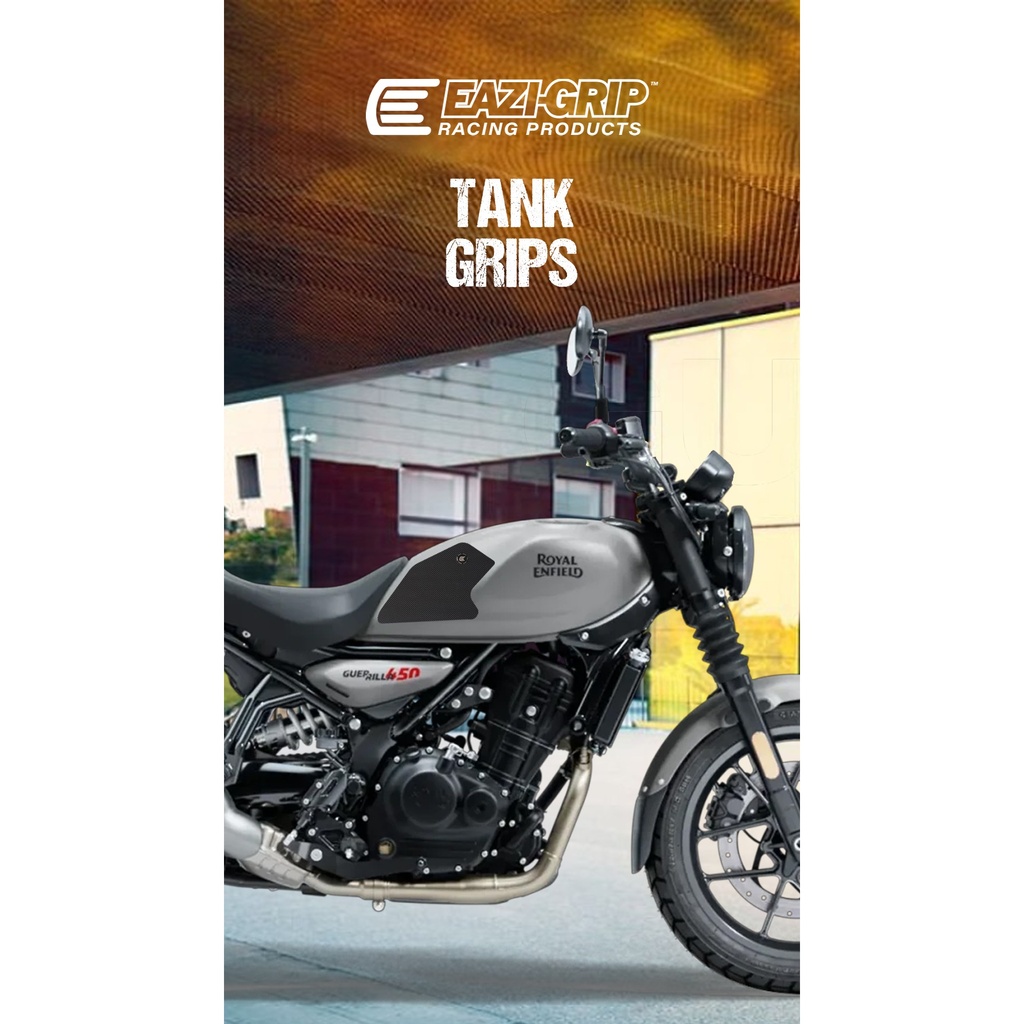 [SCTPROY002] Eazi-Grip PPF Tank Grips for Royal Enfield Guerilla 450 - image 1
