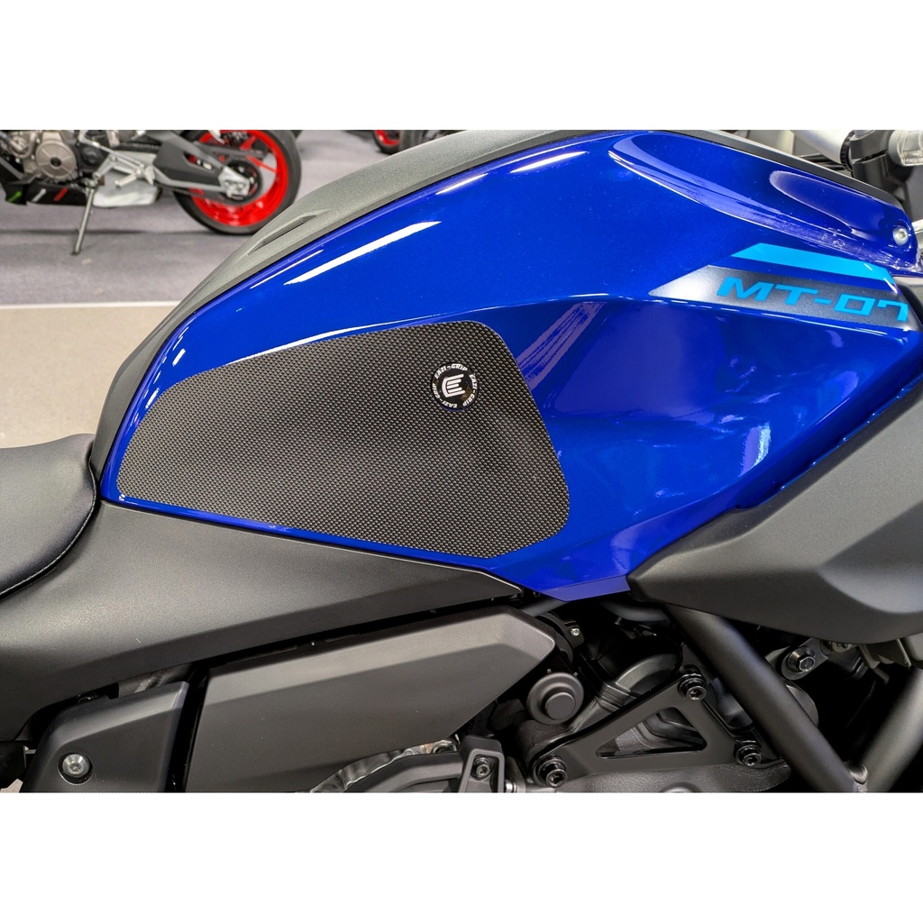 [EVO957BL] Eazi-Grip EVO Tank Grips for Yamaha MT-07, clear or black (Black) - image 1