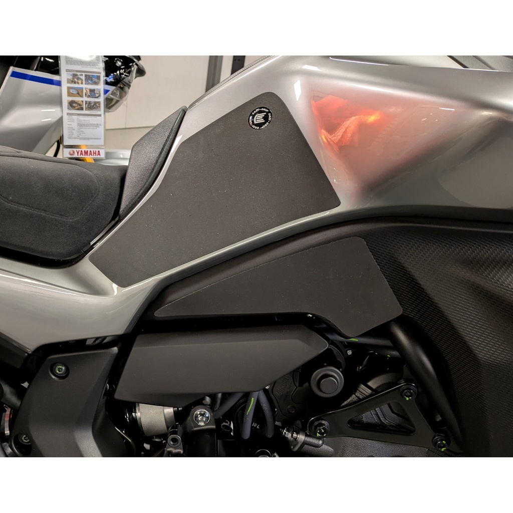 [PRO960BL] Eazi-Grip PRO Tank Grips for Yamaha Tracer 7, clear or black (Black) - image 1