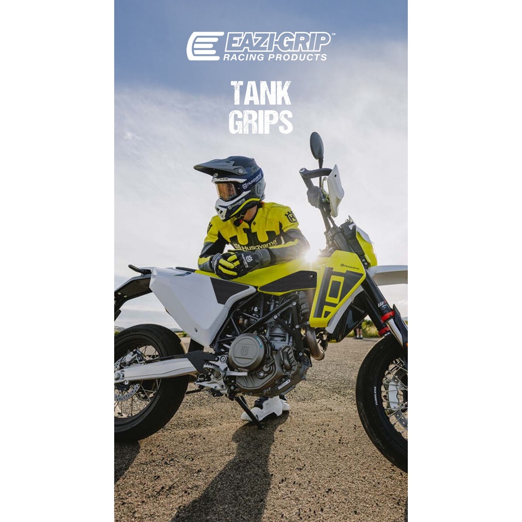 [SCTPHUS009] Eazi-Grip PPF Tank Grips for Husqvarna 701 Enduro Supermoto - image 1