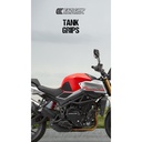 [EVOQJM012BL] Eazi-Grip EVO Tank Grips for QJMOTOR SRK 900 (Black) - image 1