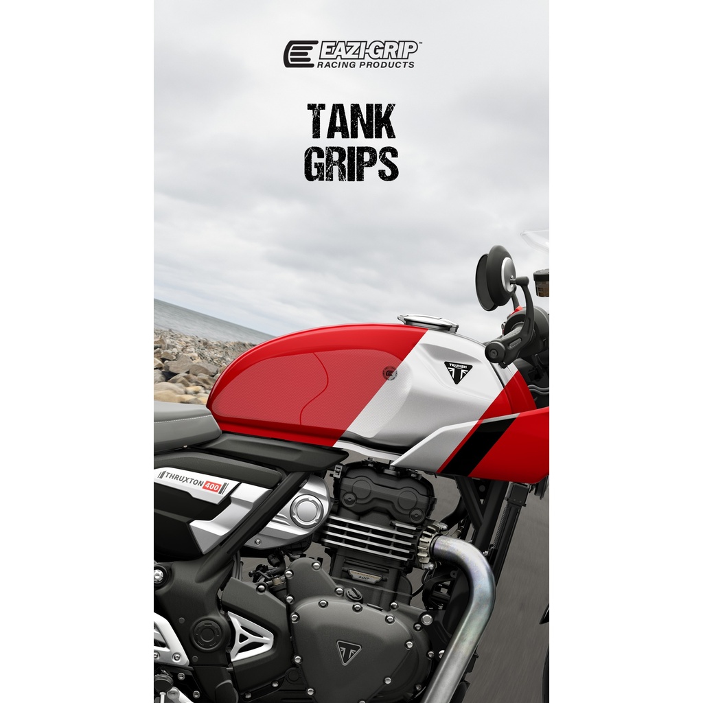 [SCTP830] Eazi-Grip PPF Tank Grips for Triumph Thruxton 400 - image 1