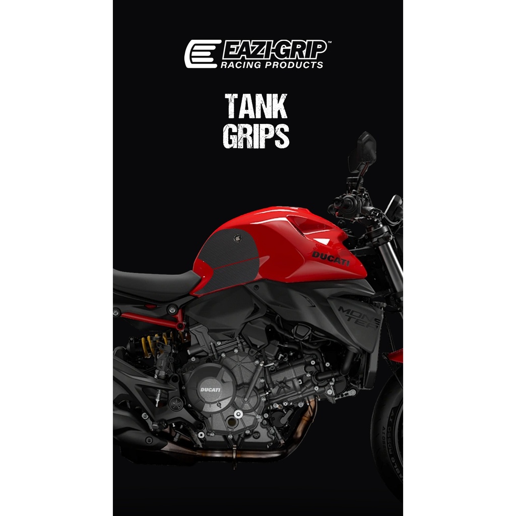 [SIL248BL] Eazi-Grip Silicone Tank Grips for Ducati Monster V2 - image 1