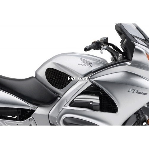 [EVO315BL] Eazi-Grip EVO Tank Grips for Honda ST1300 2002 - 2019, clear or black (Black) - image 1