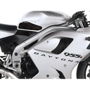 [EVO807BL] Eazi-Grip EVO Tank Grips for Triumph Daytona 955i 2002 - 2006, clear or black (Black) - image 1
