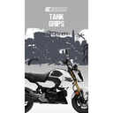 [PRO365BL] Eazi-Grip PRO Tank Grips for Honda Grom, clear or black (Black) - image 1
