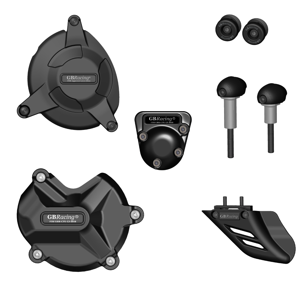 [CP-S1000RR-2009-CS-GBR] GBRacing Crash Protection Bundle (Street) for BMW S1000RR and HP4
