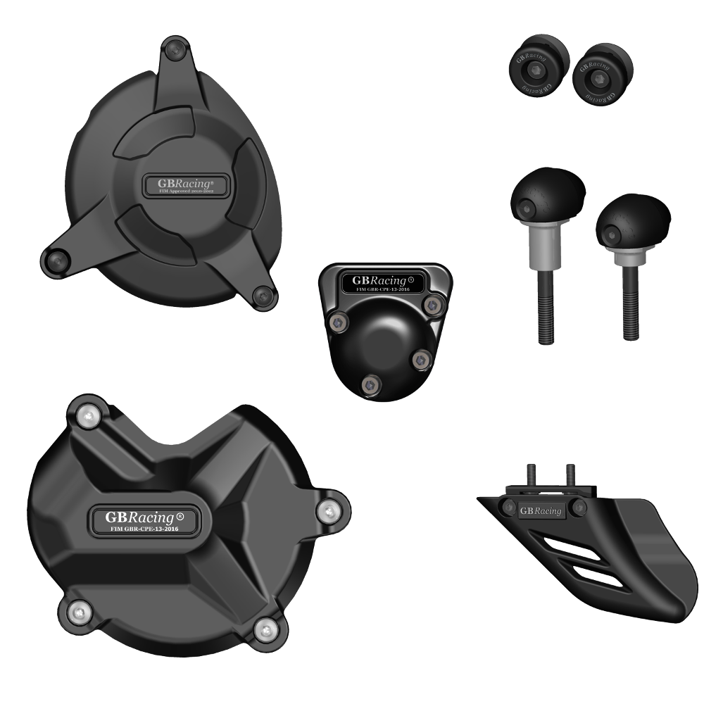 [CP-S1000RR-2009-R-CS-GBR] GBRacing Crash Protection Bundle (Race) for BMW S1000RR and HP4