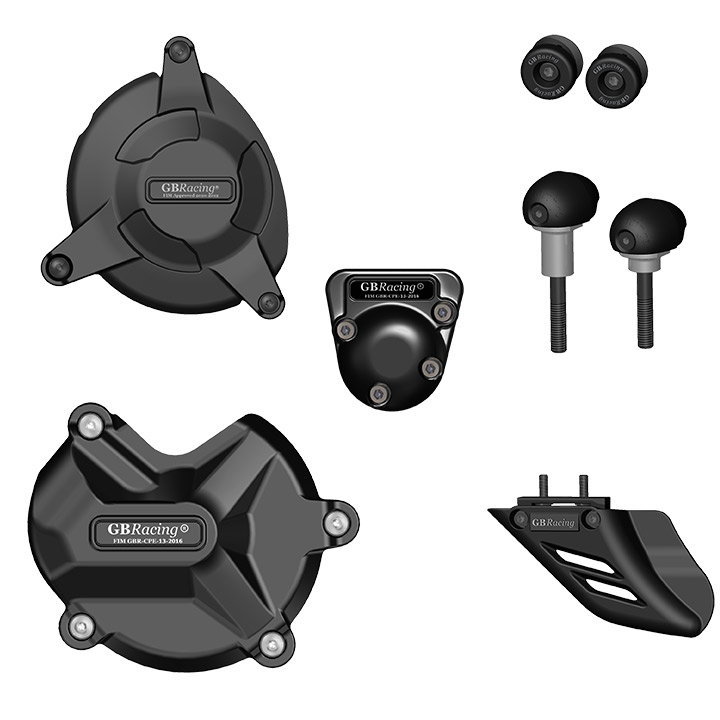 [CP-S1000RR-2009-R-CS-GBR] GBRacing Crash Protection Bundle (Race) for BMW S1000RR and HP4