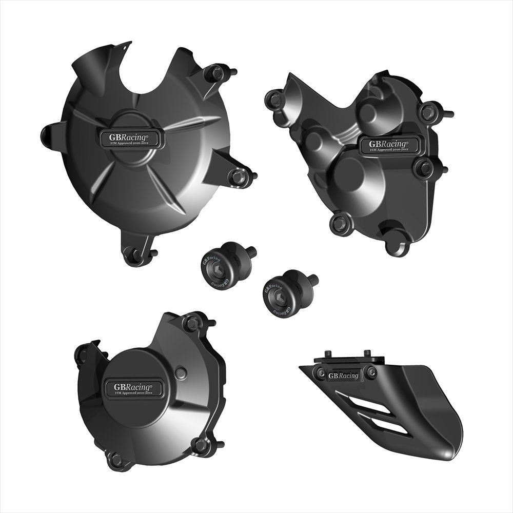 [CP-ZX6-2007-CS-GBR] GBRacing Crash Protection Bundle for Kawasaki ZX-6R 2007 - 2008