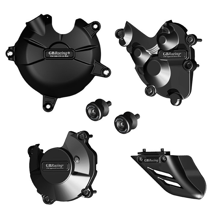 [CP-ZX6-2013-CS-GBR] GBRacing Crash Protection Bundle for Kawasaki Ninja ZX-6R 636