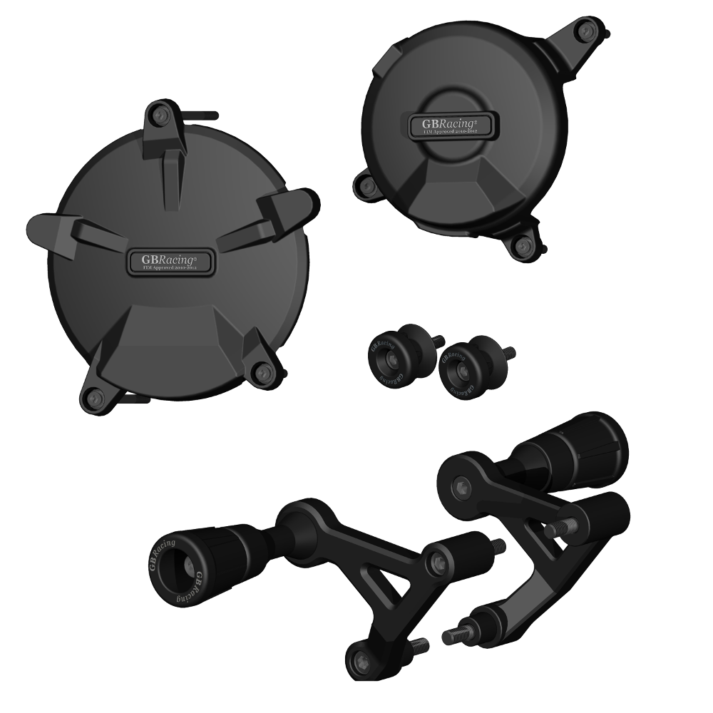 [CP-RC8-2008-CS-GBR] GBRacing Crash Protection Bundle for KTM RC8 / RC8 R 2008 - 2010