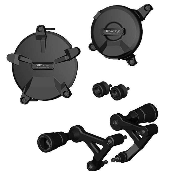 [CP-RC8-2008-CS-GBR] GBRacing Crash Protection Bundle for KTM RC8 / RC8 R 2008 - 2010