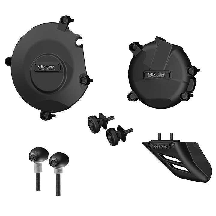 [CP-GSXR1000-K3-CS-GBR] GBRacing Crash Protection Bundle for Suzuki GSX-R 1000 2005 K5 - 2008 K8