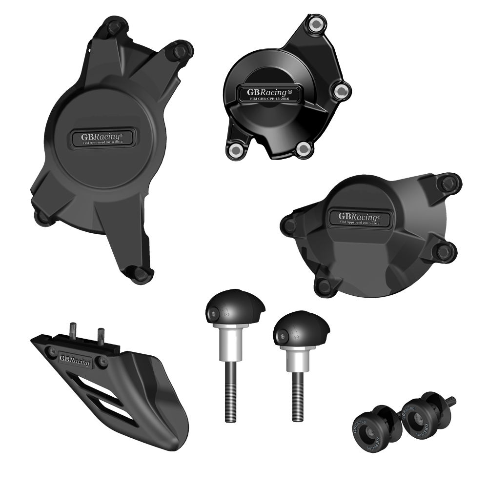GBRacing Crash Protection Bundle (Race) for Suzuki GSX-R 1000