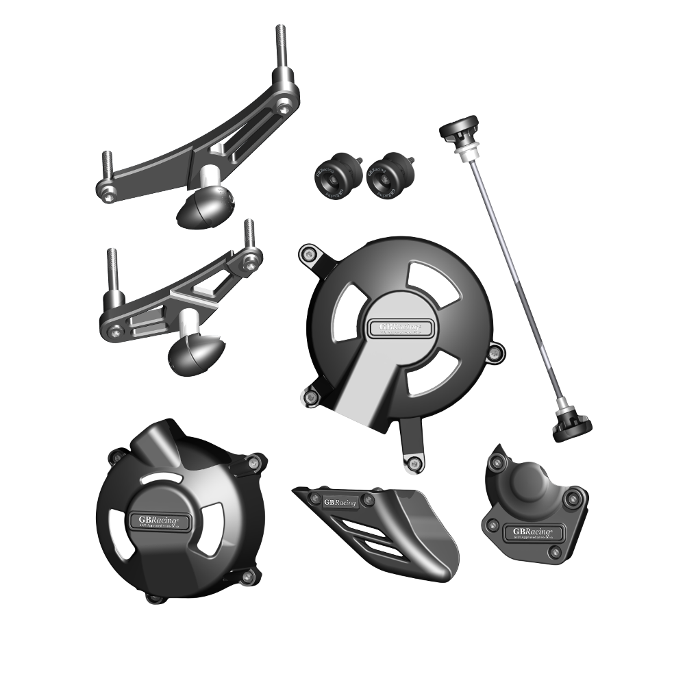 [CP675-CS-GBR] GBRacing Crash Protection Set (Street/6mm) Triumph Daytona 675 Street Triple R