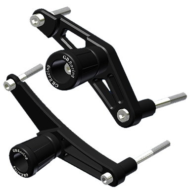[CP675-SET-GBR] GBRacing Frame Sliders / Crash Knobs for Triumph Daytona 675 Street Triple / R