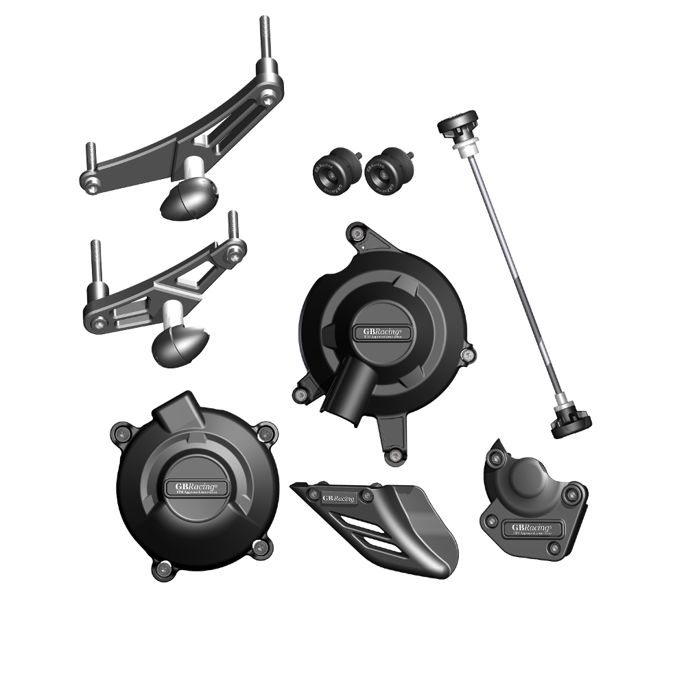 [CP-D675R-2011-CS-8-GBR] GBRacing Crash Protection Set (Street) for Triumph Daytona 675 Street Triple / R
