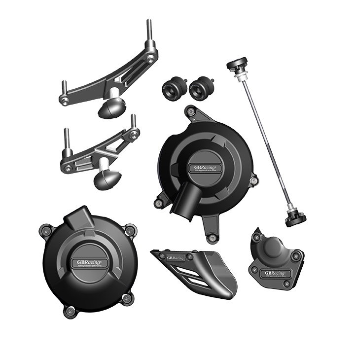 GBRacing Crash Protection Set (Street) for Triumph Daytona 675 Street Triple / R