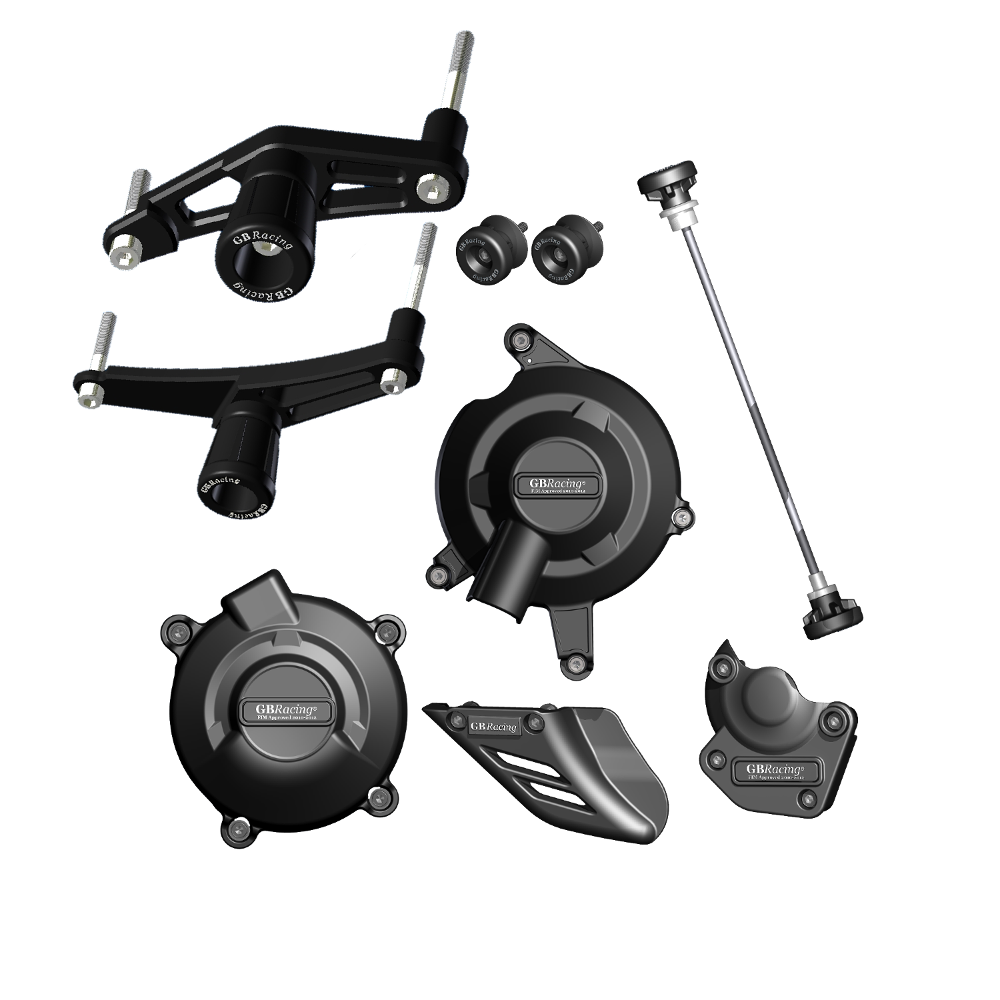 [CP-D675R-2011-CS-8-M-GBR] GBRacing Crash Protection Set for Triumph Daytona 675 Street Triple / R