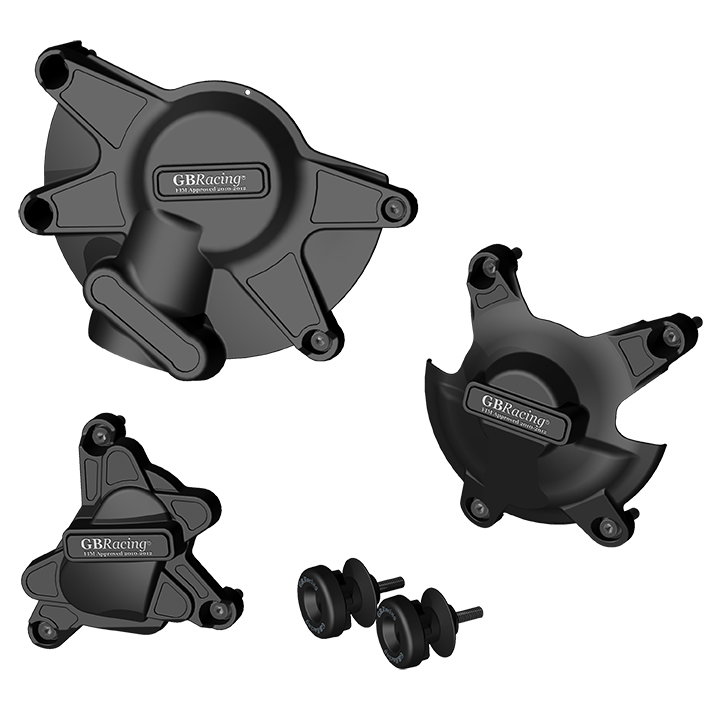 [CP-R1-2009-CS-GBR] GBRacing Crash Protection Bundle for Yamaha YZF-R1 2009 - 2014