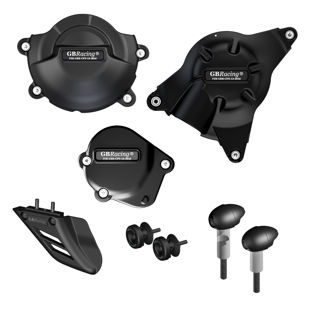 [CP-R6-2008-CS-GBR] GBRacing Crash Protection Bundle (Street) for Yamaha YZF-R6