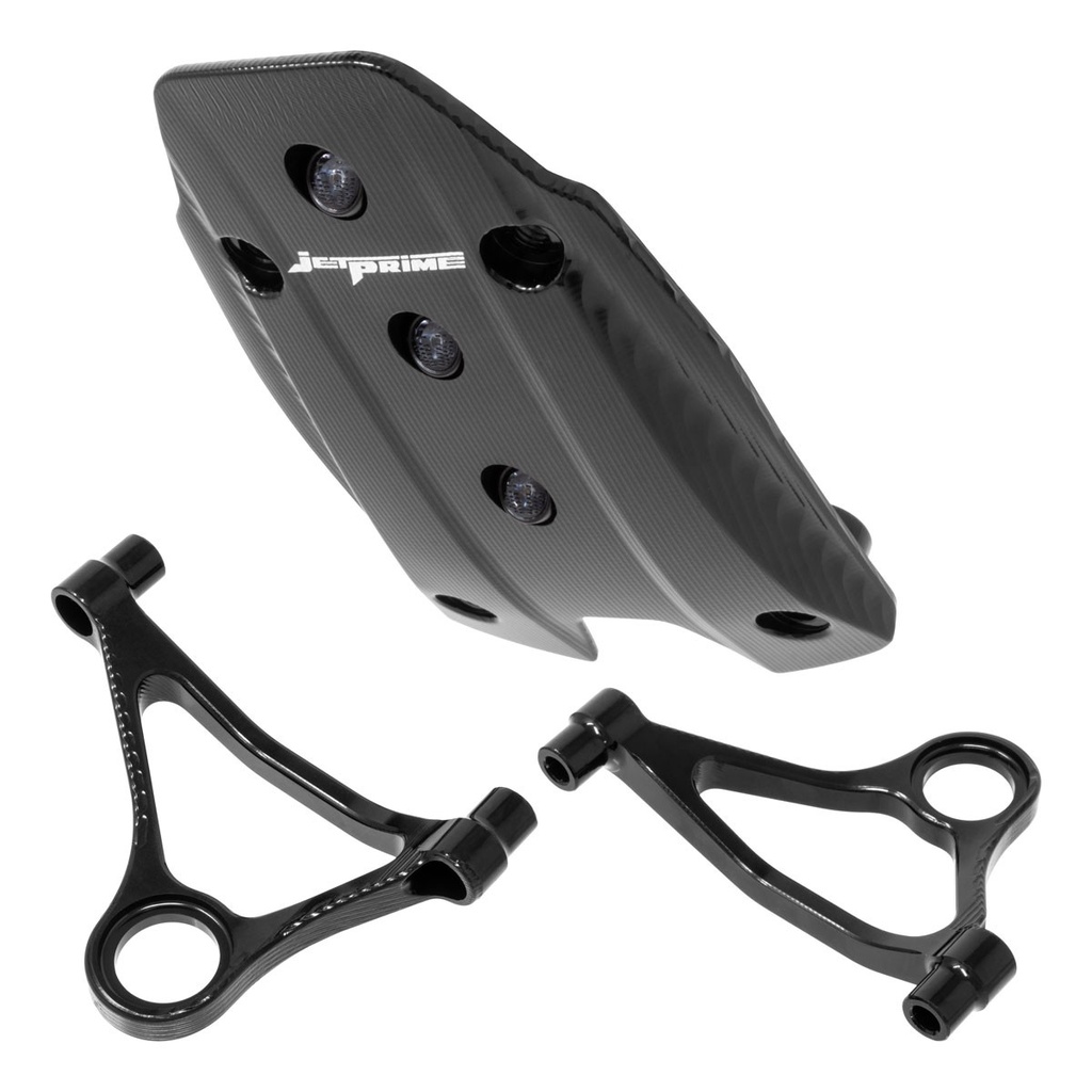 [JPKITFPDU001] Jetprime Racing Rear Light with Akrapovic Exhaust Brackets Kit for Ducati Panigale V4