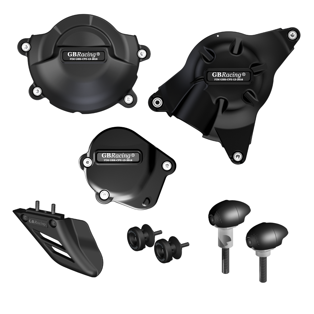 GBRacing Crash Protection Bundle (Race) for Yamaha YZF-R6