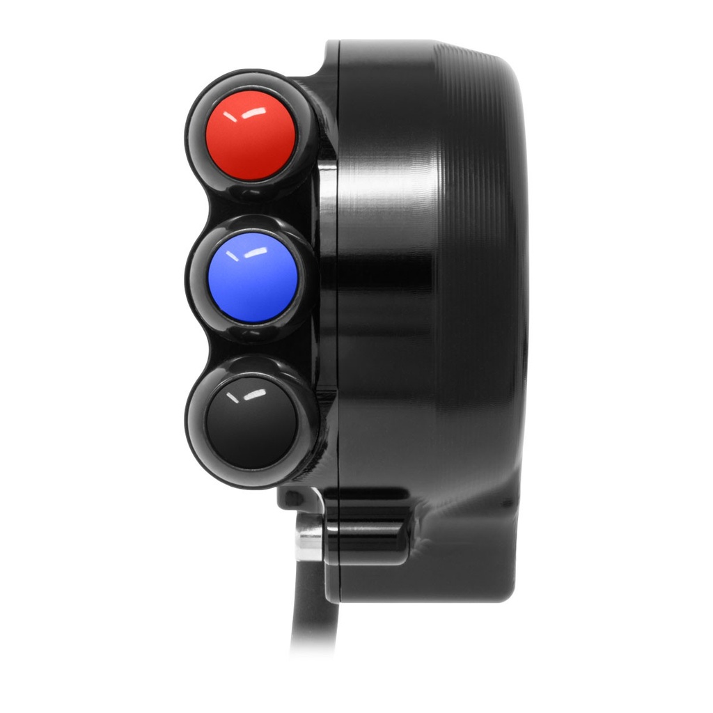 Jetprime Throttle Cover with Handlebar Switch for Aprilia, choice of colours