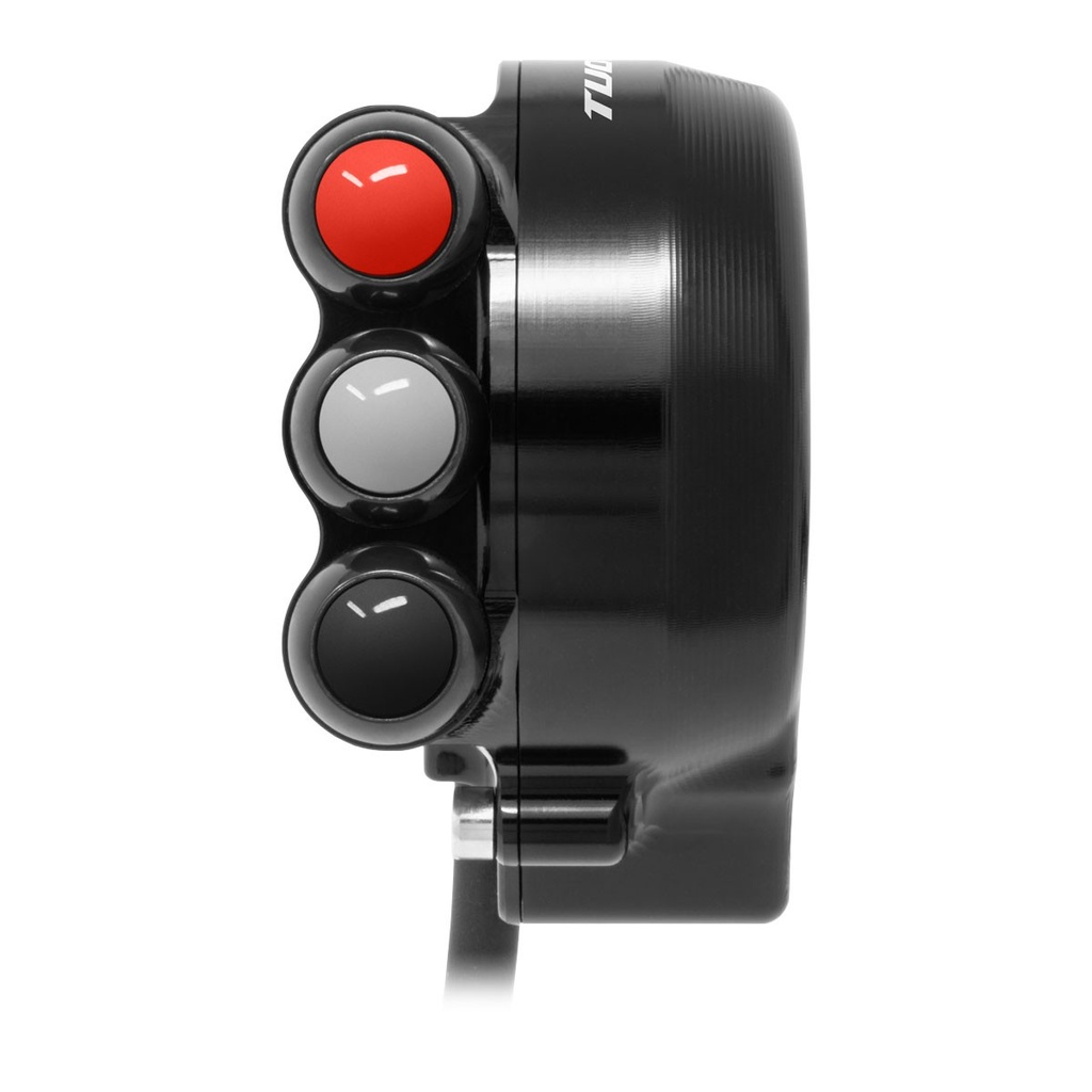 Jetprime Throttle Cover with Handlebar Switch for Aprilia Tuono V4, choice of colours