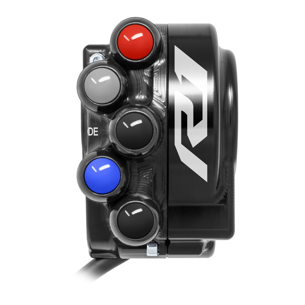Jetprime Throttle Cover with Handlebar Switch for Yamaha YZF-R1, choice of colours