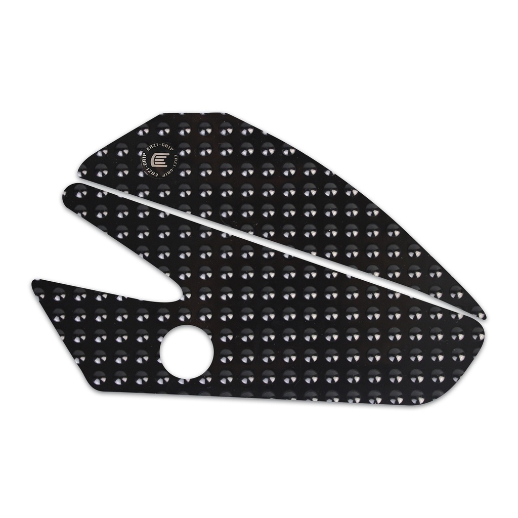 [EVO745BL] Eazi-Grip EVO Tank Grips for Suzuki DR-Z4 S SM, clear or black (Black)