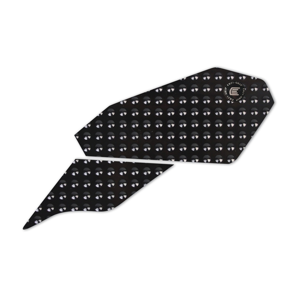 [EVO959BL] Eazi-Grip EVO Tank Grips for Yamaha Tenere 700, clear or black (Black)