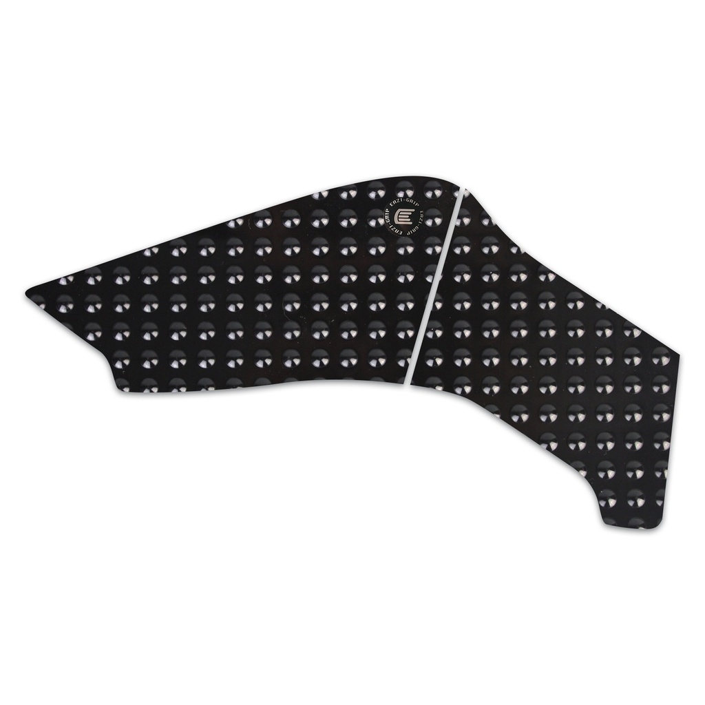 [EVOVOG003BL] Eazi-Grip EVO Tank Grips for VOGE DS800X Rally, clear or black (Black)