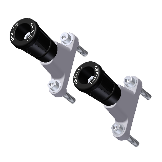 GBRacing Upper Frame Sliders for KTM 990 Super Duke, Supermoto SMT